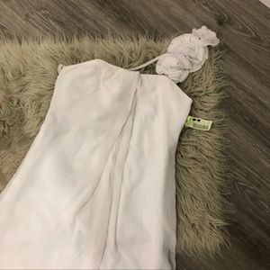 NWT Y2K | Bridal Beach One Shoulder Dress